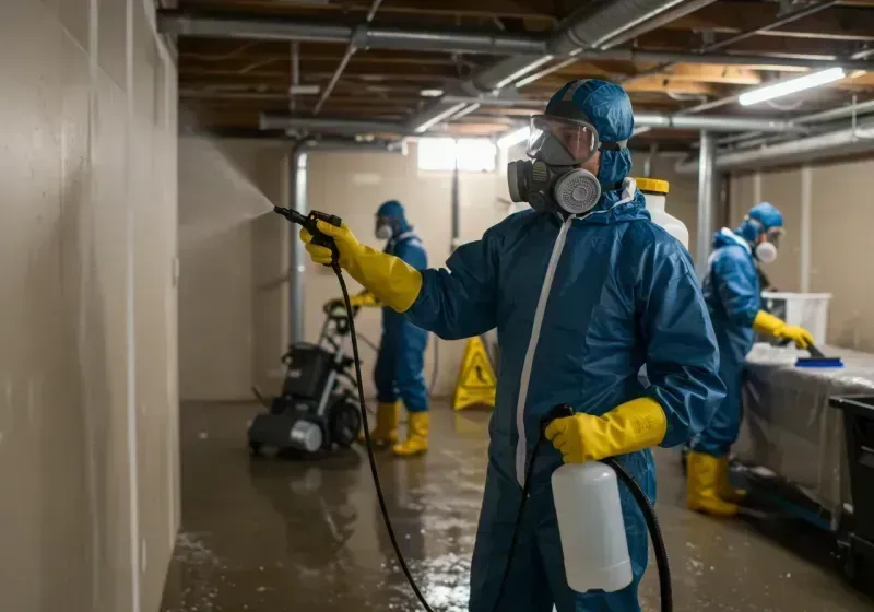 Basement Sanitization and Antimicrobial Treatment process in Terrell, TX